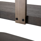 Ellington Brown Oak Veneer Display Cabinet by Richmond Interiors