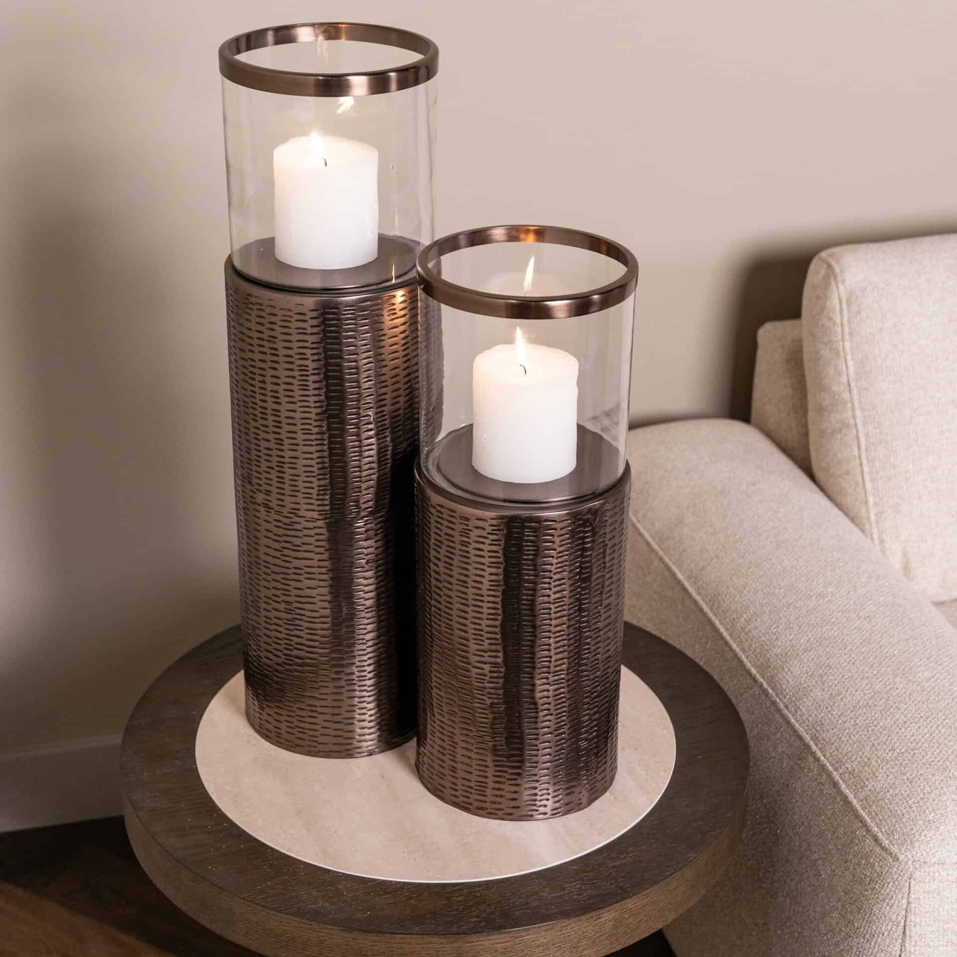 Faylen Bronze Hurricane Light - Large by Richmond Interiors