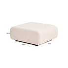 Outdoor pouffe & footstool Dawson beige alpine by Richmond Interiors