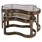 Coffee table Fairfield brass antique (Set of 2) by Richmond Interiors