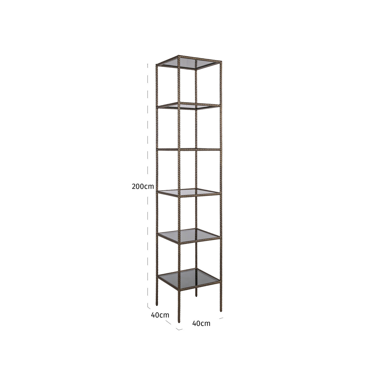 Display cabinet Sheridon gold by Richmond Interiors