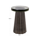 End table Barwick brass antique by Richmond Interiors