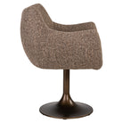 Dining chair Aldo brown tweed swivel by Richmond Interiors
