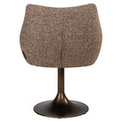 Dining chair Aldo brown tweed swivel by Richmond Interiors