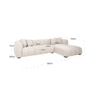 Sofa Novaro natural fancy lounge right by Richmond Interiors