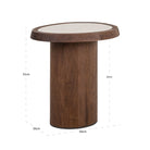Melrose Spicebrown Side Table by Richmond Interiors