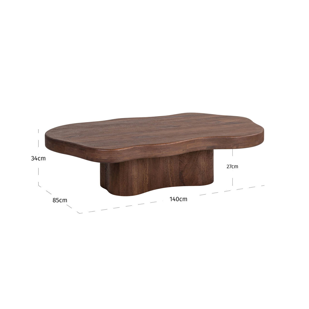 Coffee table Sherman spicebrown by Richmond Interiors