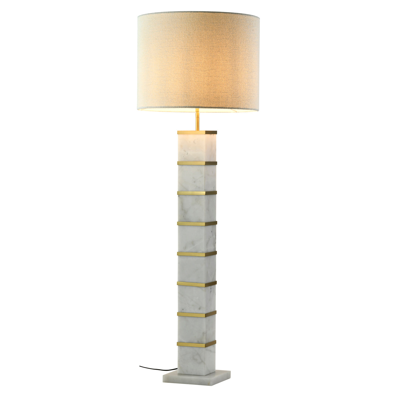 Floor lamp Celinae white including lampshade by Richmond Interiors