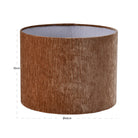 Lampshade Ziba Be straight mocha mousse 40Ø by Richmond Interiors