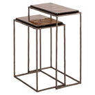 Villano bronze End Table (Set of 2) by Richmond Interiors