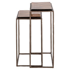 Villano bronze End Table (Set of 2) by Richmond Interiors