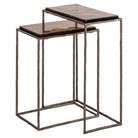Villano bronze End Table (Set of 2) by Richmond Interiors