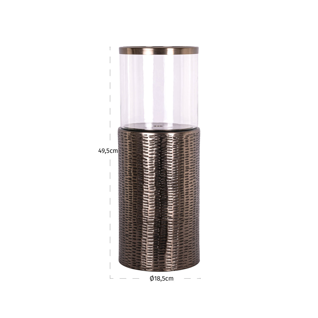 Faylen Bronze Hurricane Light - Small by Richmond Interiors