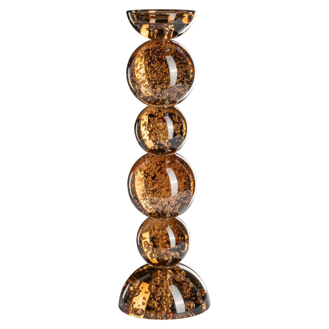 Candle holder Jolita brown L by Richmond Interiors