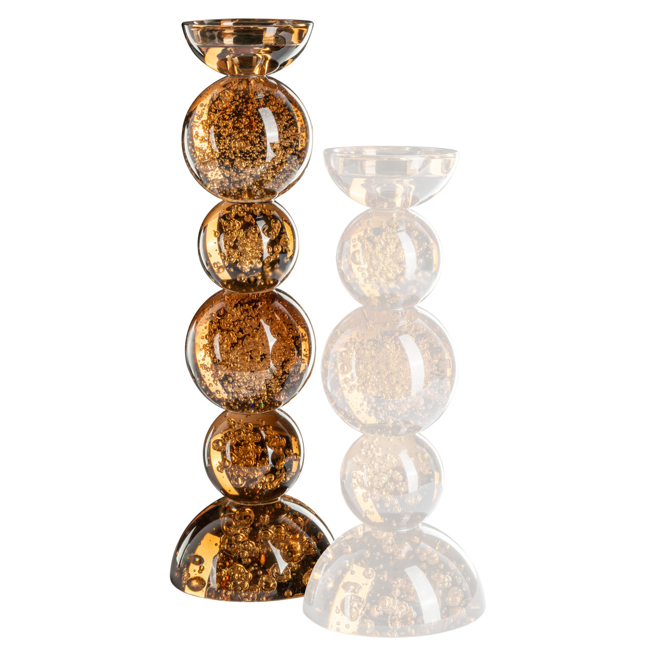Candle holder Jolita brown L by Richmond Interiors