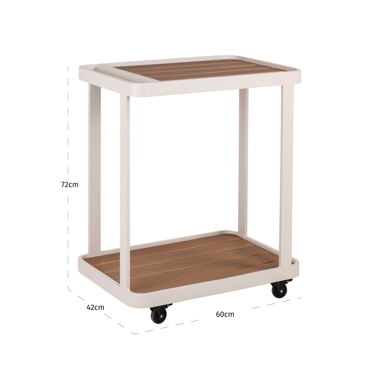 Outdoor trolley Spritz beige by Richmond Interiors