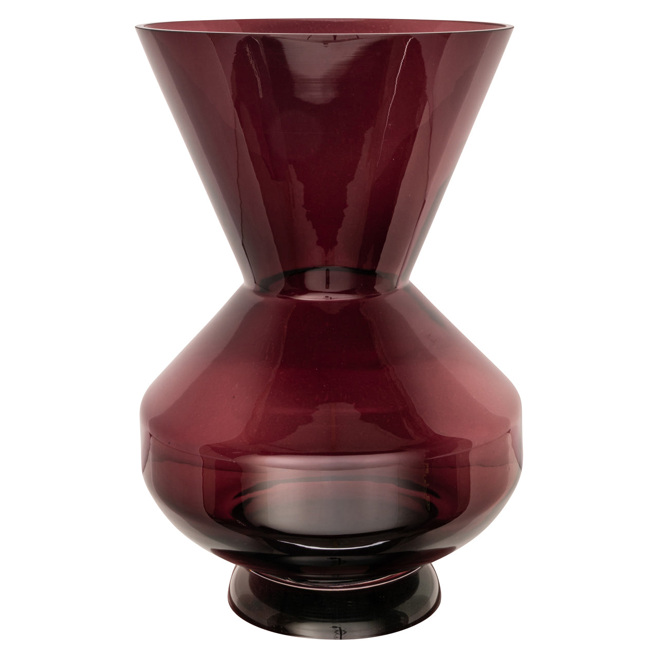 Vase Veya burgundy by Richmond Interiors