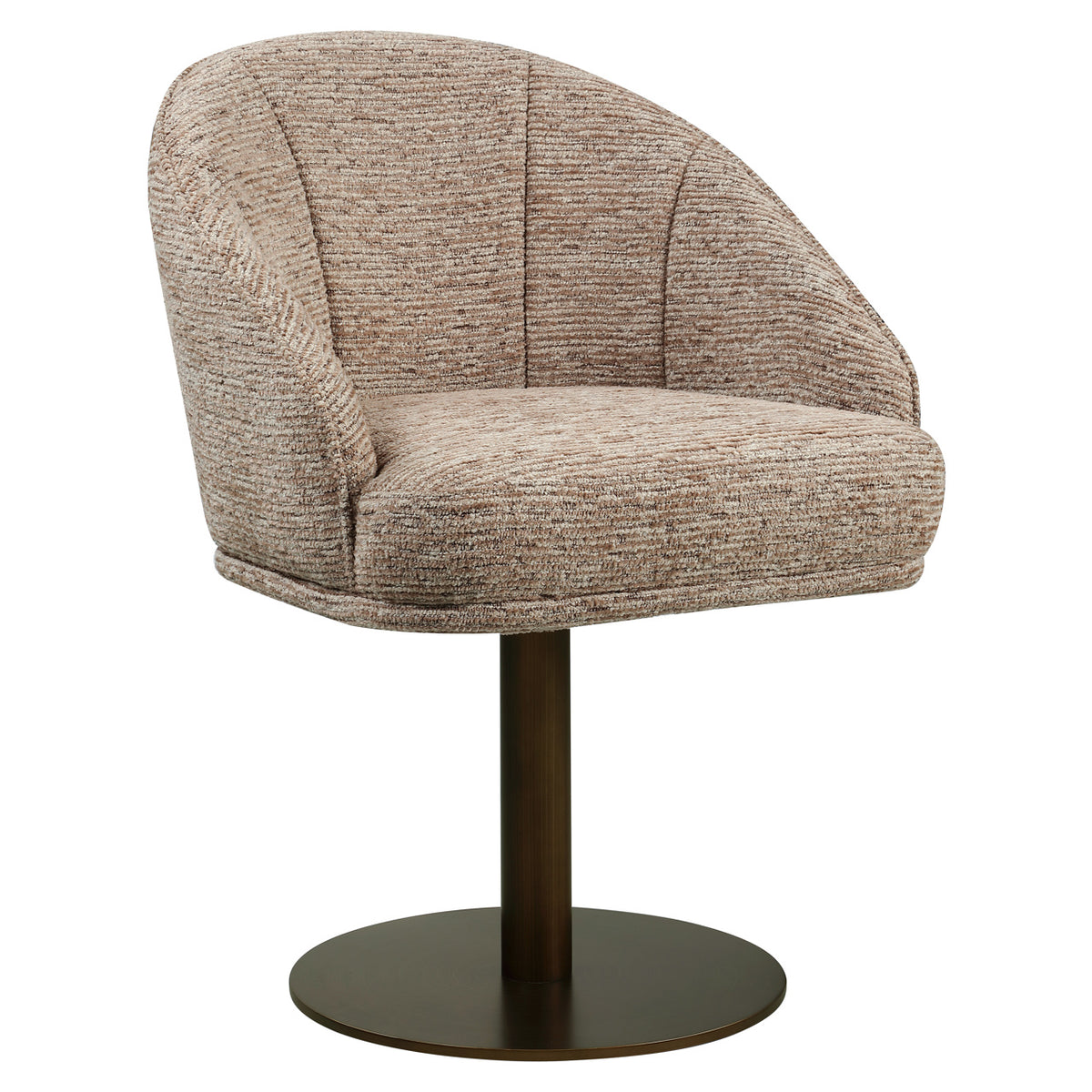 Dining chair Beverly mocca linear swivel by Richmond Interiors