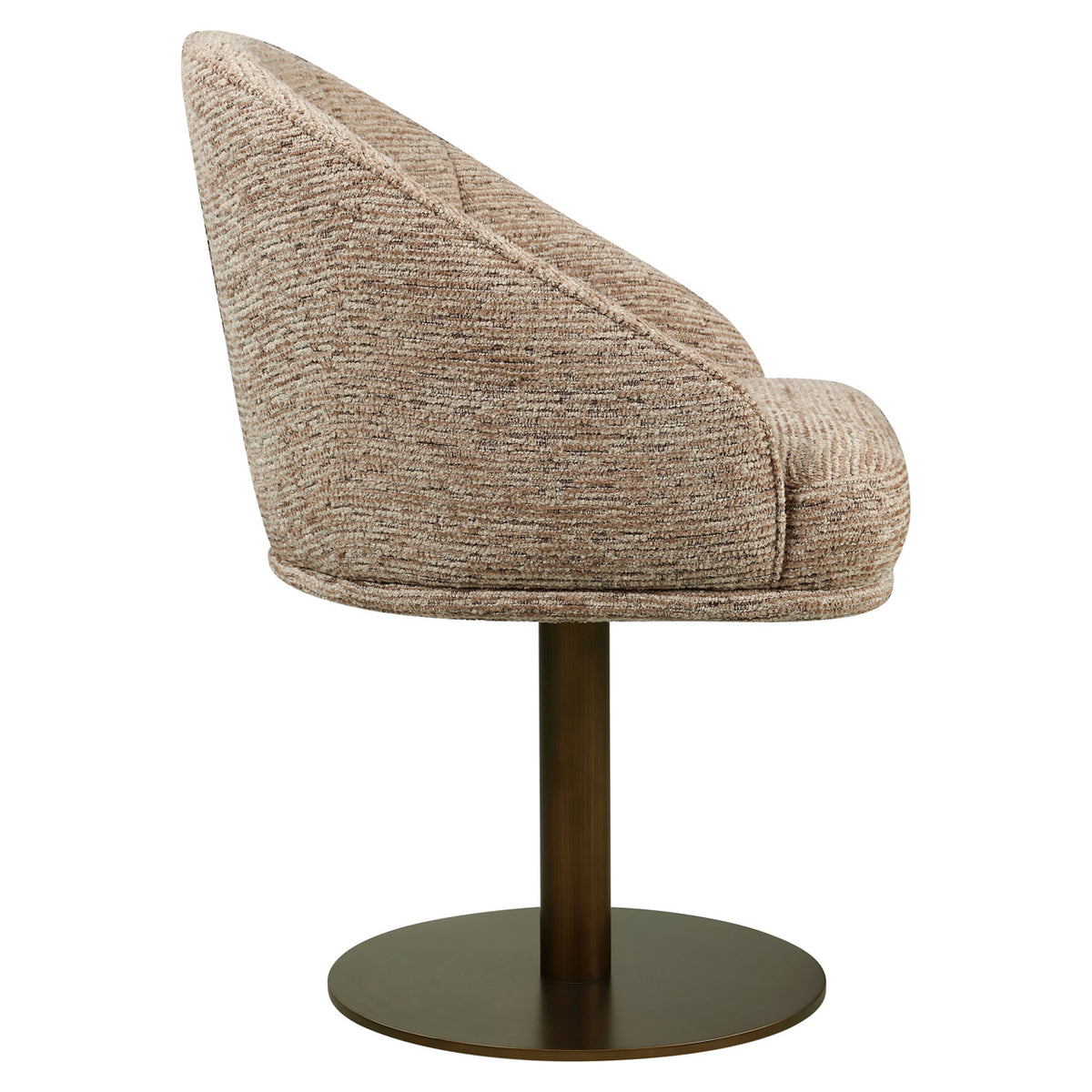 Dining chair Beverly mocca linear swivel by Richmond Interiors