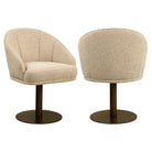 Dining chair Beverly natural fancy swivel by Richmond Interiors