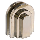 Rosy Smokey Gray Bookstands by Richmond Interiors