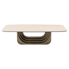 Maxfield Beige Ceramic Coffee Table by Richmond Interiors