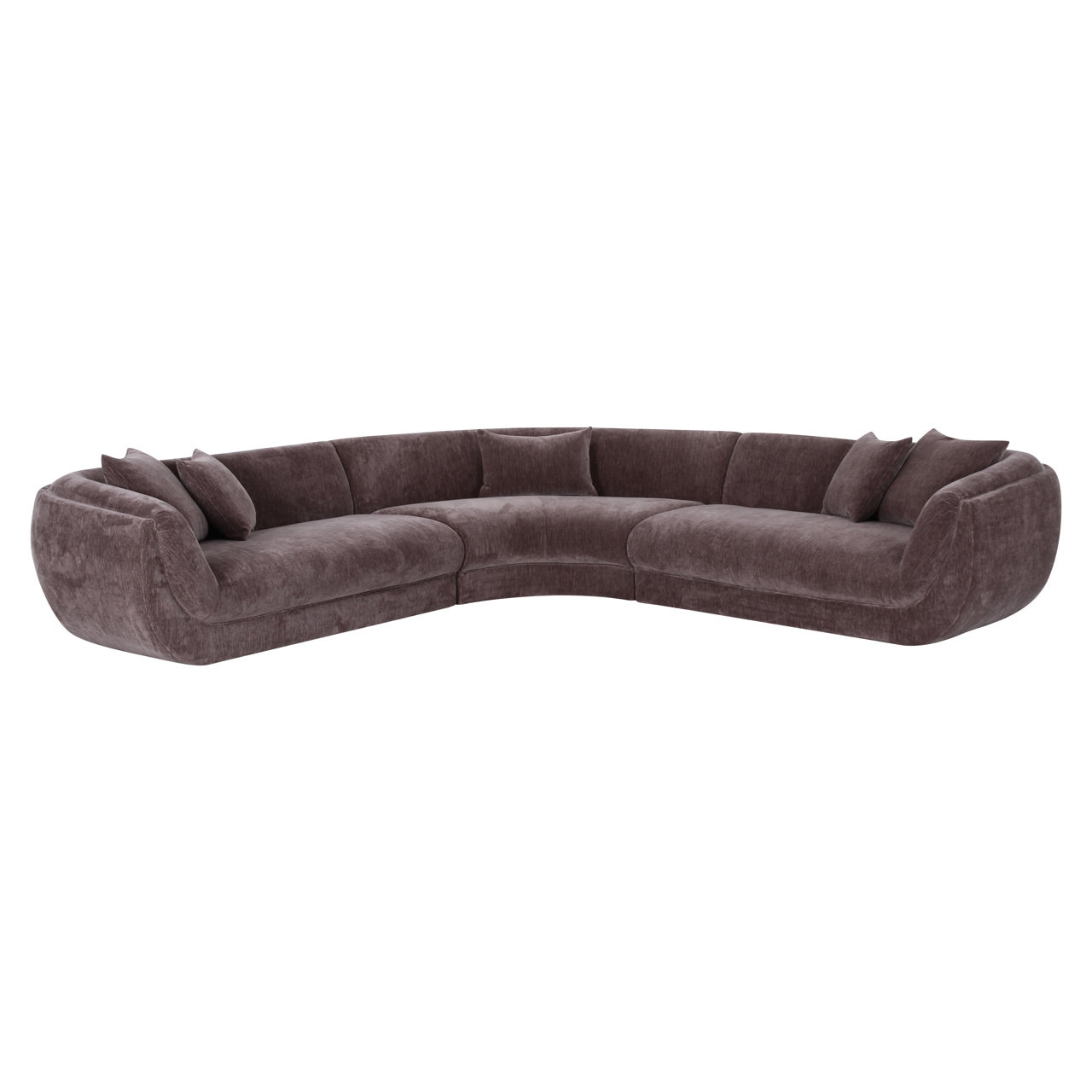 Sofa Gianelle Be straight dark brown by Richmond Interiors