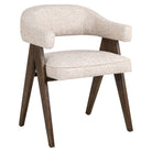 Mori Cream Tweed Dining Chair by Richmond Interiors