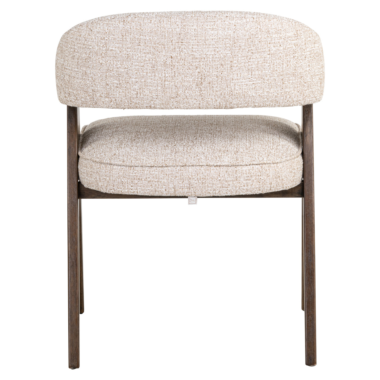 Mori Cream Tweed Dining Chair by Richmond Interiors