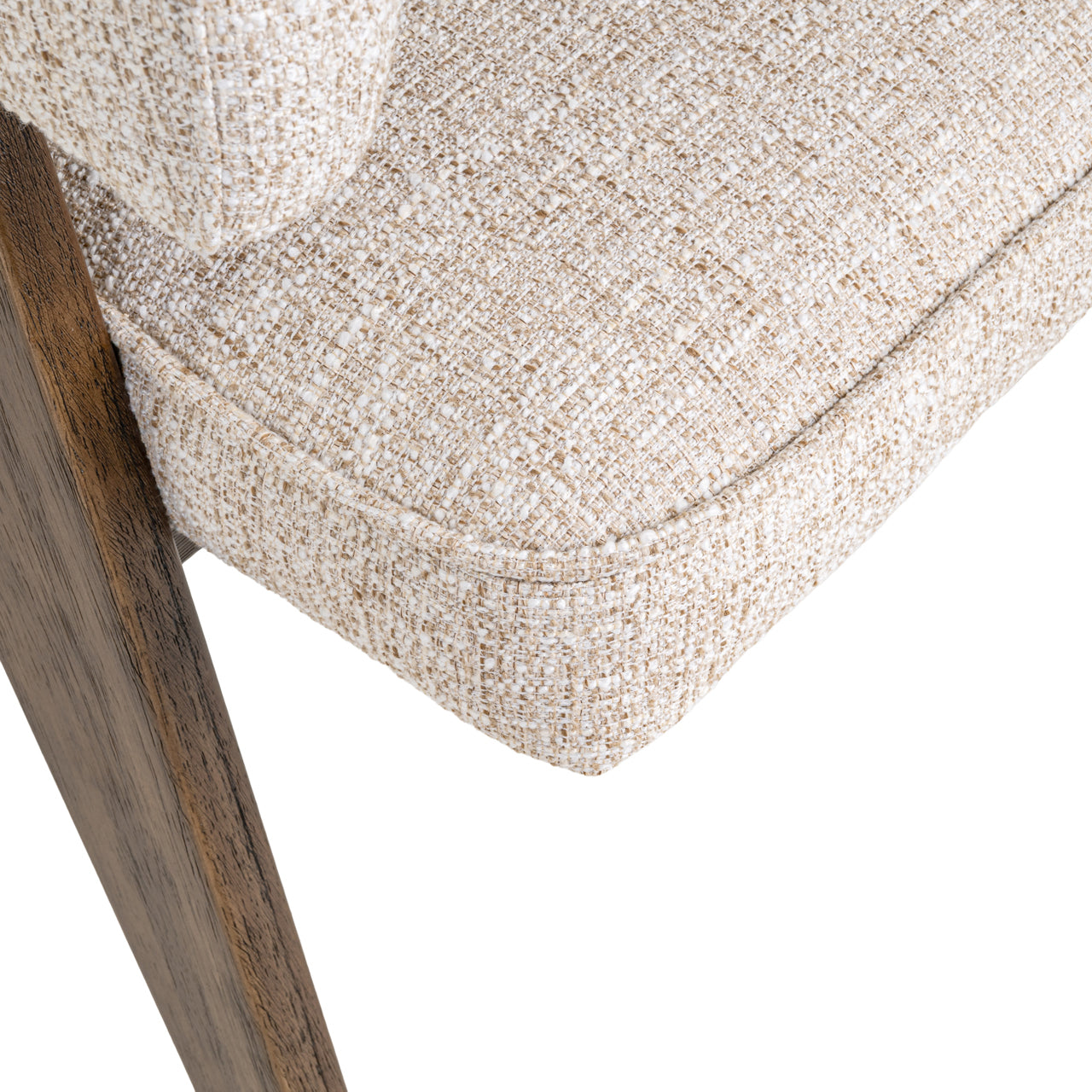 Mori Cream Tweed Dining Chair by Richmond Interiors