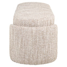 Bench Cupid beige angora with storage by Richmond Interiors