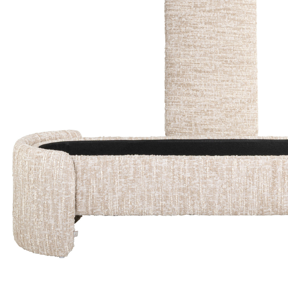 Bench Cupid beige angora with storage by Richmond Interiors
