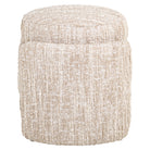 Pouffe & Footstool Cupid beige angora with storage by Richmond Interiors
