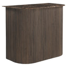 Castello Smoked Charcoal & Marble Top Bar by Richmond Interiors