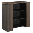 Castello Smoked Charcoal & Marble Top Bar by Richmond Interiors
