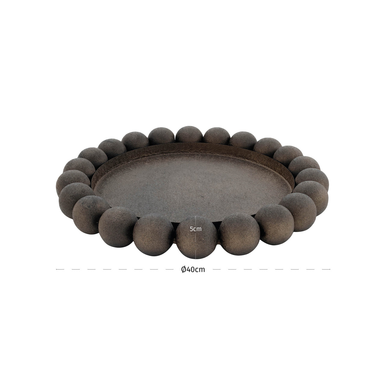 Marlow Antique Brass Tray by Richmond Interiors