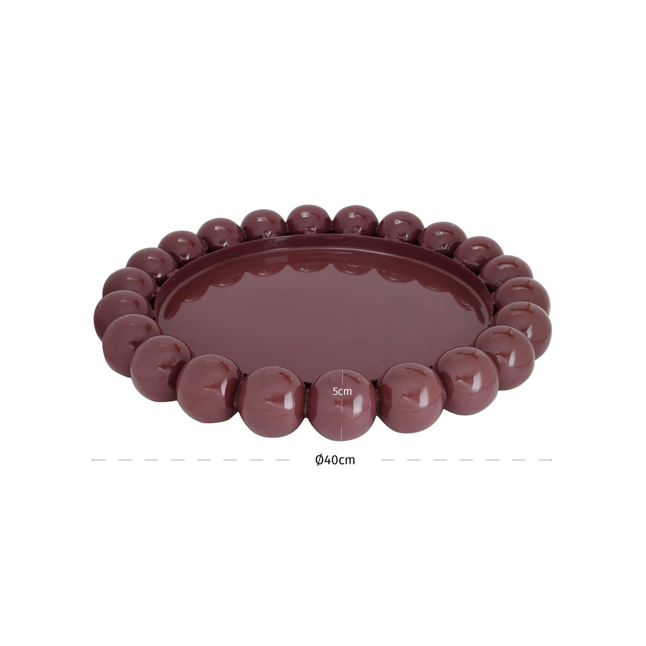 Martha Sable Brown Tray by Richmond Interiors
