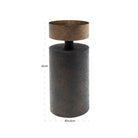 Candle holder Harlow brass antique small by Richmond Interiors