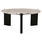 Kato Natural Marble & Mango Wood Coffee Table by Richmond Interiors