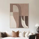 Tatu Brown Wall Art - Left by Richmond Interiors