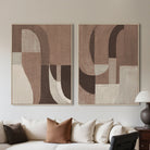 Tatu Brown Wall Art - Right by Richmond Interiors