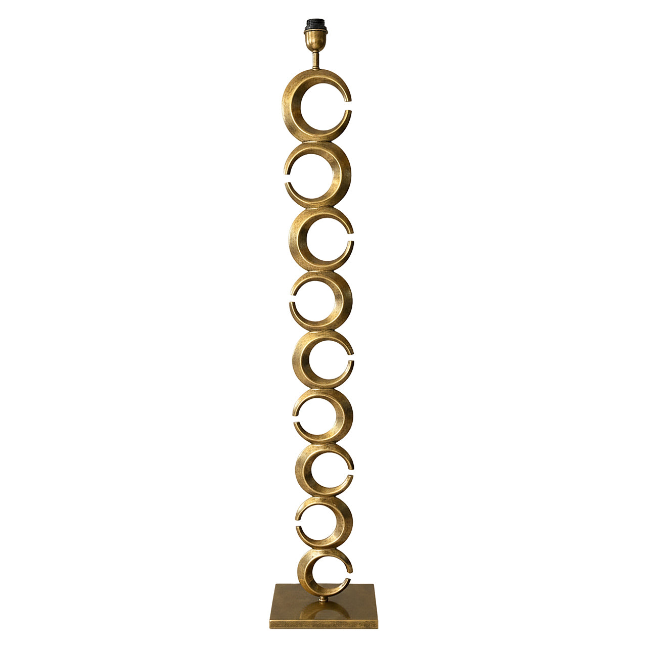 Amina Antique Brass Floor Lamp (Base Only) by Richmond Interiors