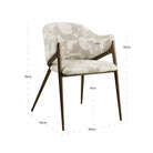 Dining chair Gwen natural oasis by Richmond Interiors