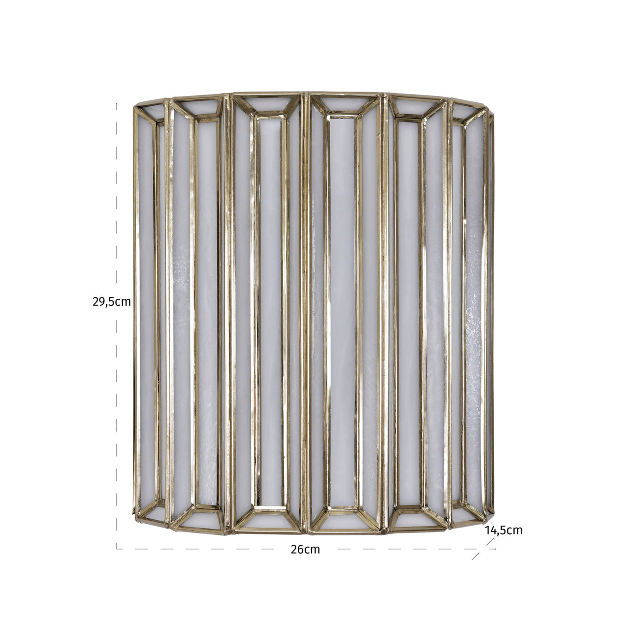 Lumine Antique Brass Wall Light by Richmond Interiors