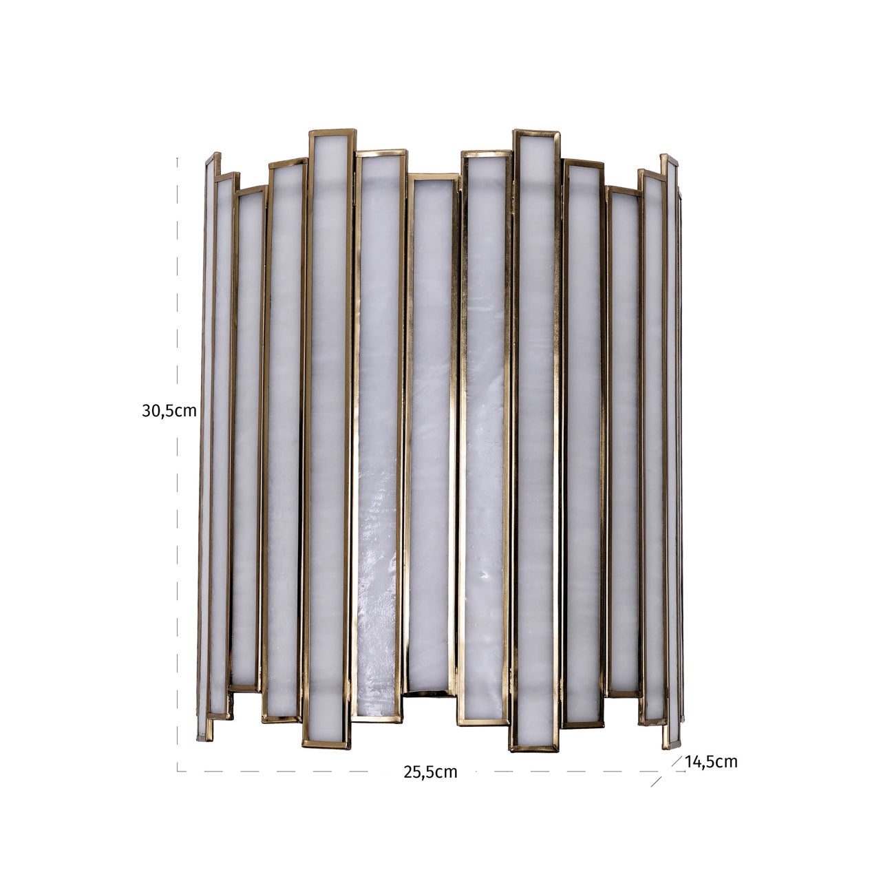 Lima Antique Brass Wall Light by Richmond Interiors