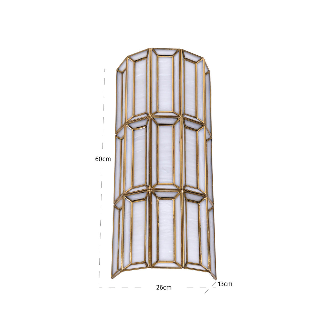 Opal Antique Brass Wall Light by Richmond Interiors