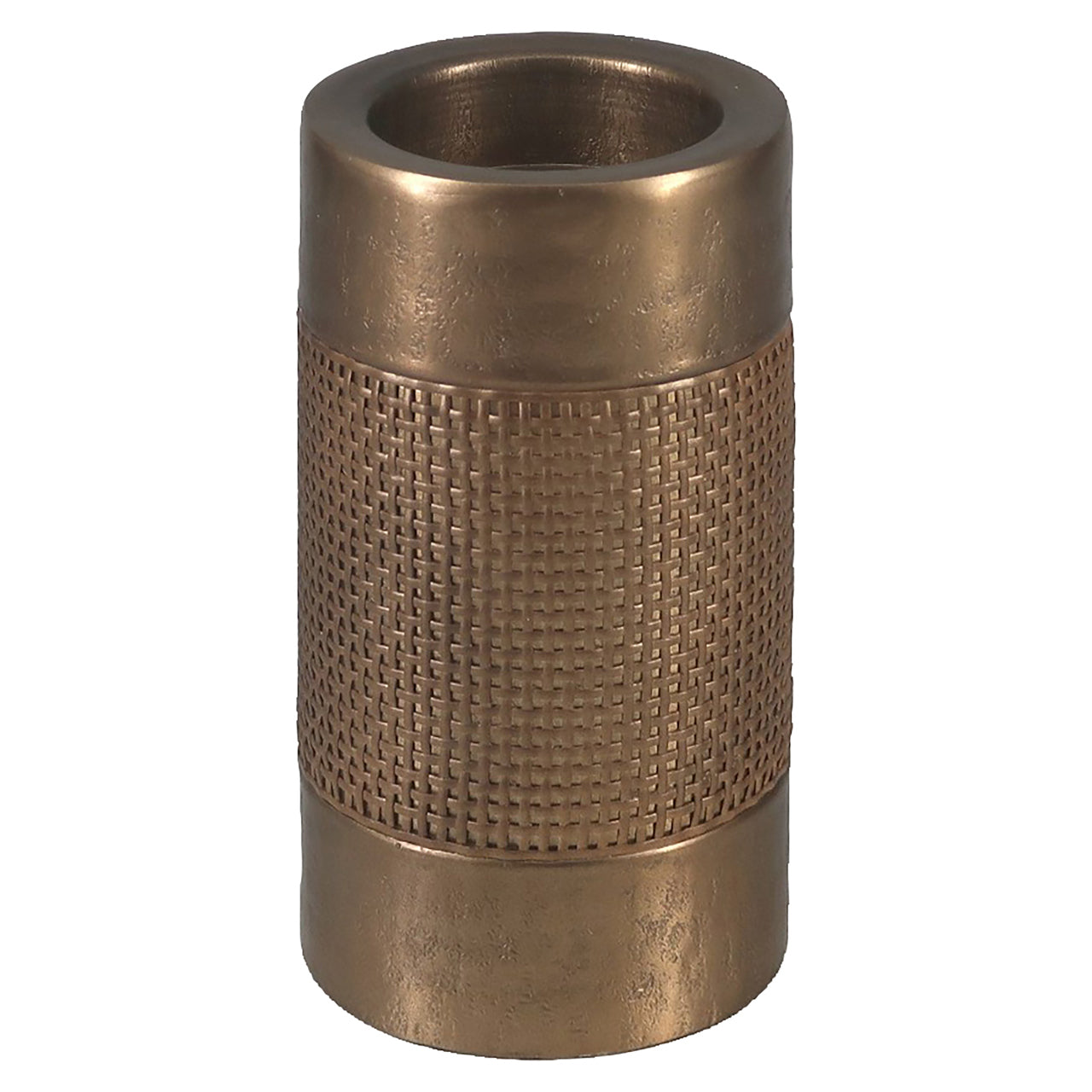 Sky Brushed Gold Candle Holder - Small by Richmond Interiors