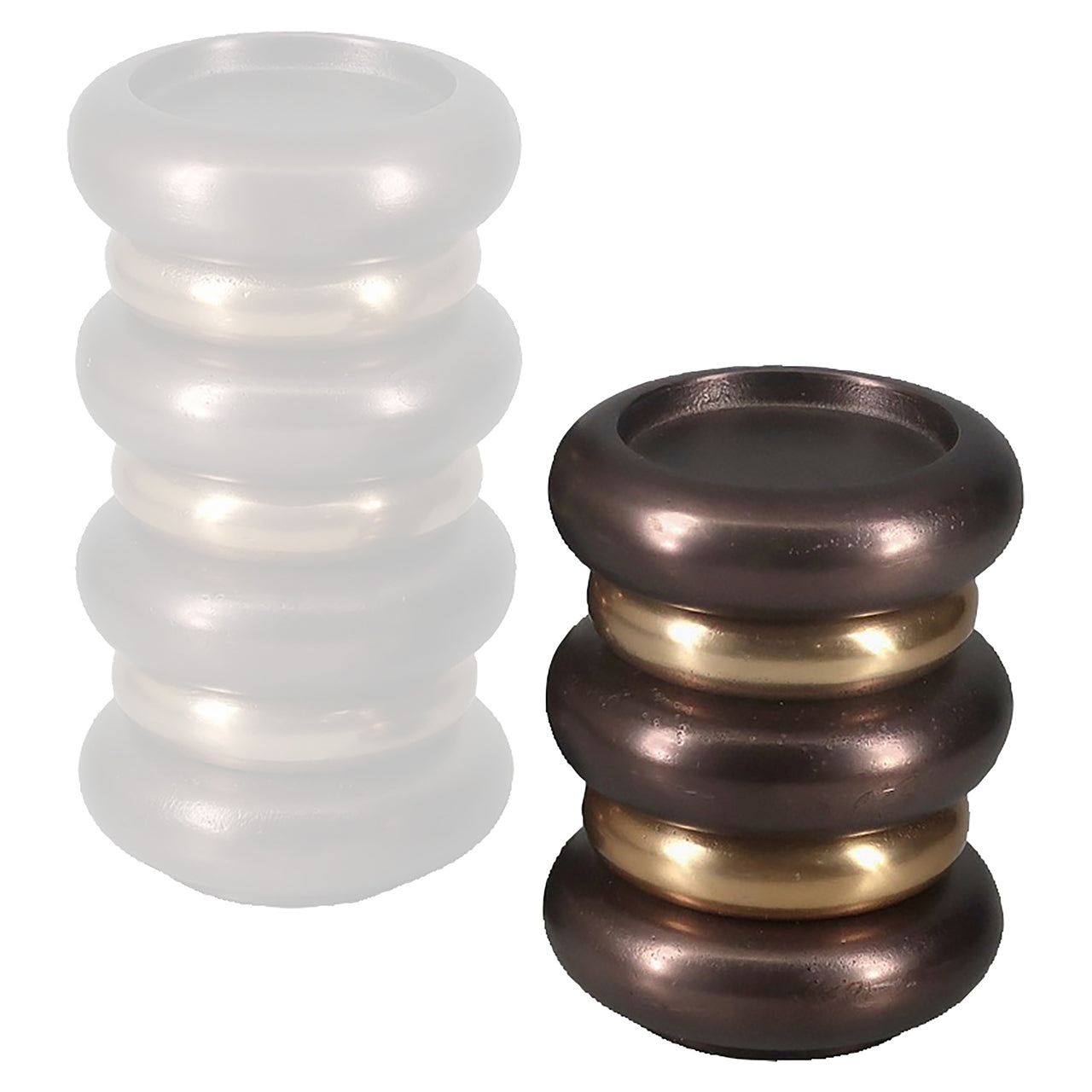 Eve Bronze Candle Holder - Small by Richmond Interiors