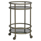 Macallan Antique Brass Drinks Trolley by Richmond Interiors