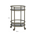 Macallan Antique Brass Drinks Trolley by Richmond Interiors